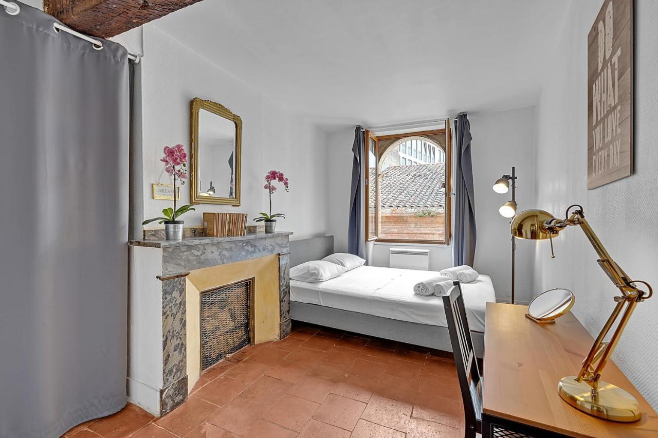 Le Regans - Charmant Appartement En Tomette Tolosa Esterno foto