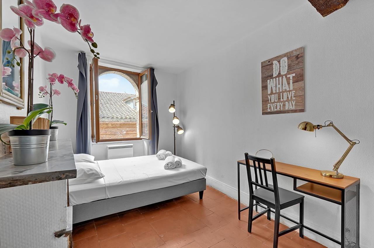 Le Regans - Charmant Appartement En Tomette Tolosa Esterno foto